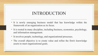 Ppt on knoweledge management | PPTX