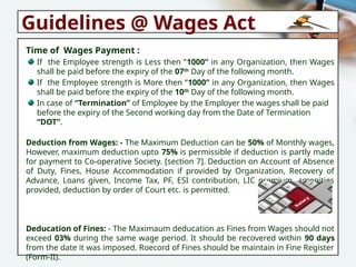 Operatives Wages Register PPT on Labour Laws in India_@nshu's_April 2013 | PPSX