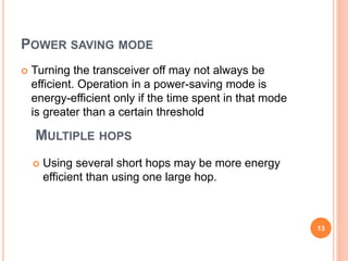 Ppt on low power wireless sensor network 5th sem | PPTX