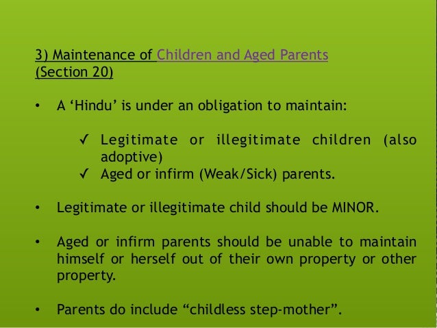 hindu adoption and maintenance act 1956 notes