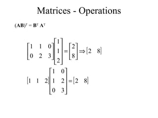 Ppt on matrices and Determinants | PPT