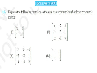 Ppt on matrices | PPTX