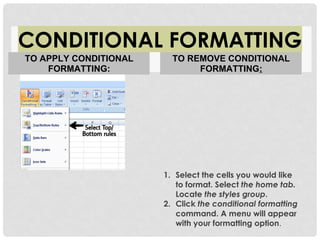 PowerPoint presentation on Microsoft Excel.docx