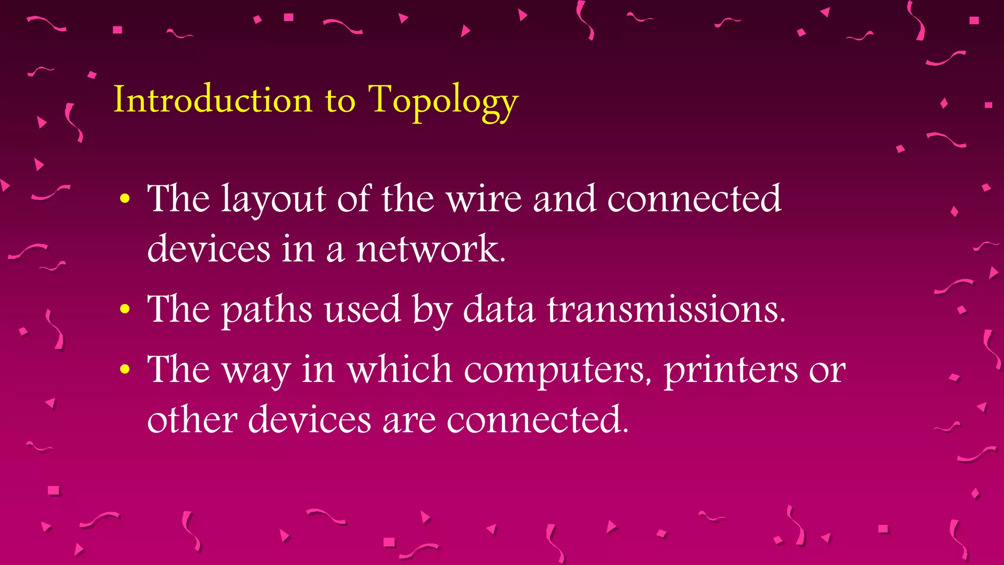 Ppt on network topologies | PPTX