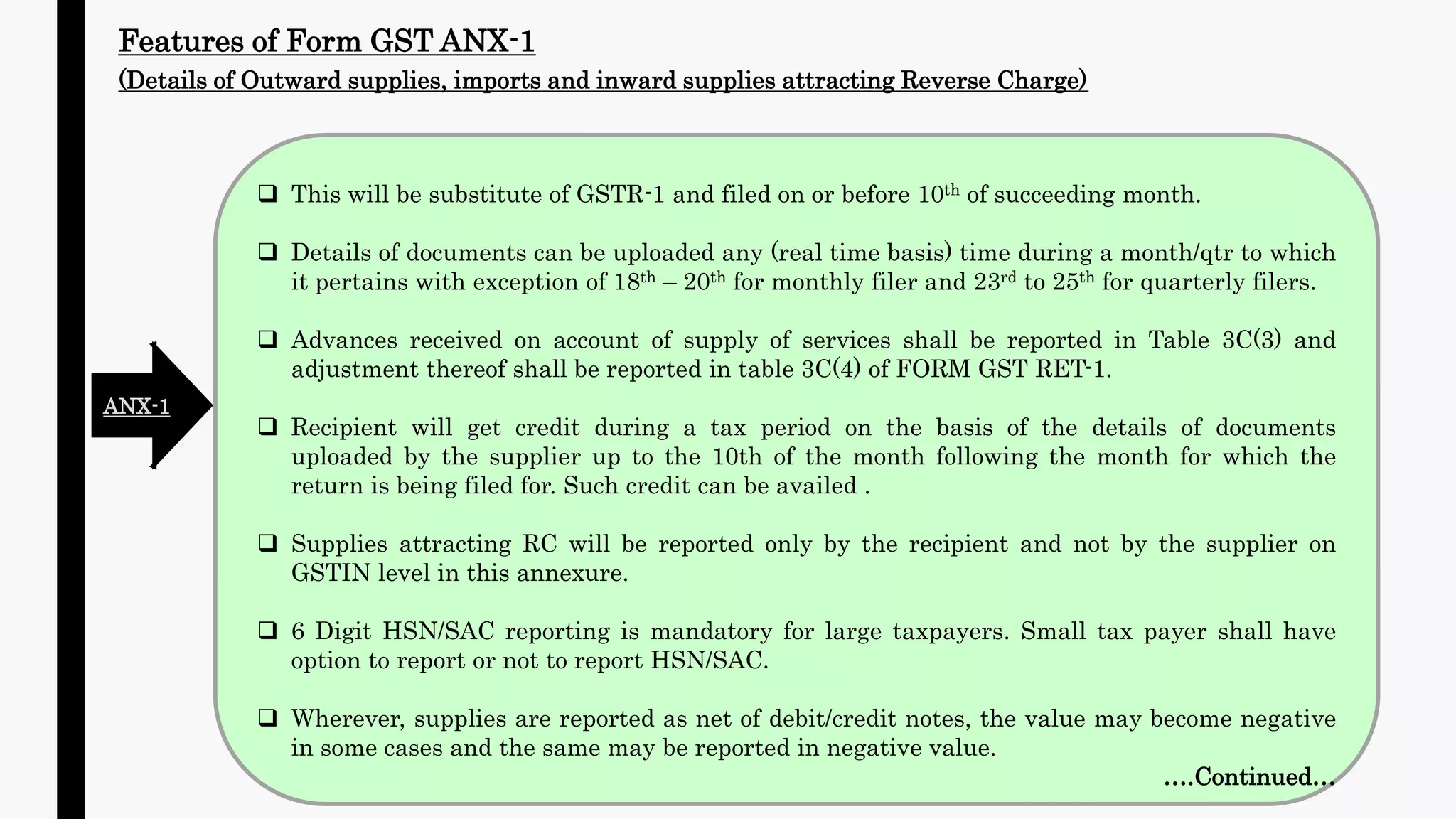 PPT on New GST Return System | PPTX