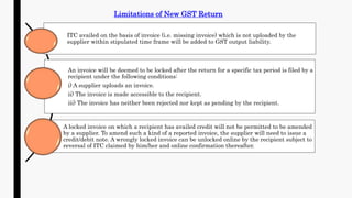 PPT on New GST Return System | PPTX