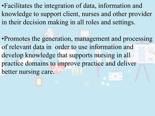 Ppt on nursing informatics | PPTX