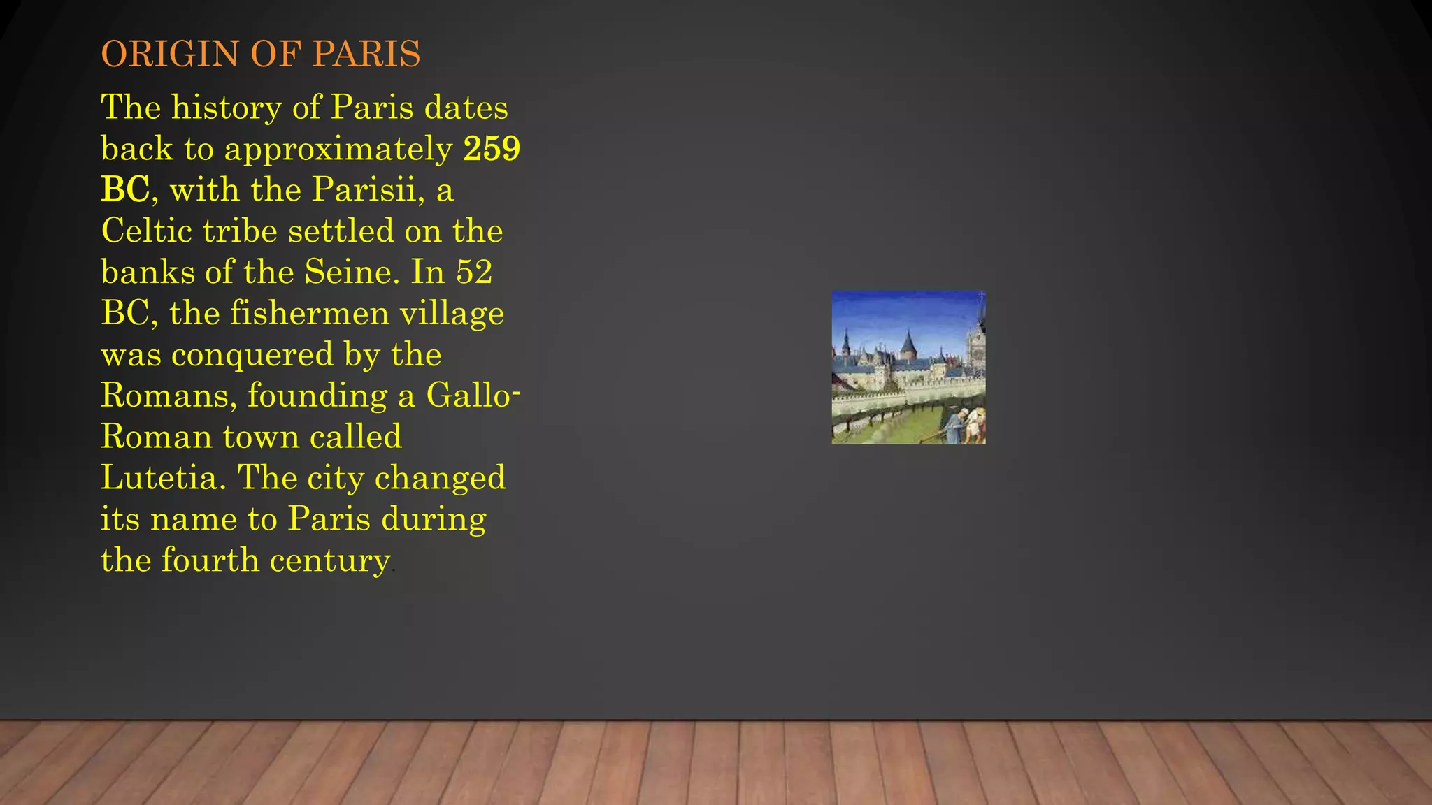 Ppt on paris | PPTX
