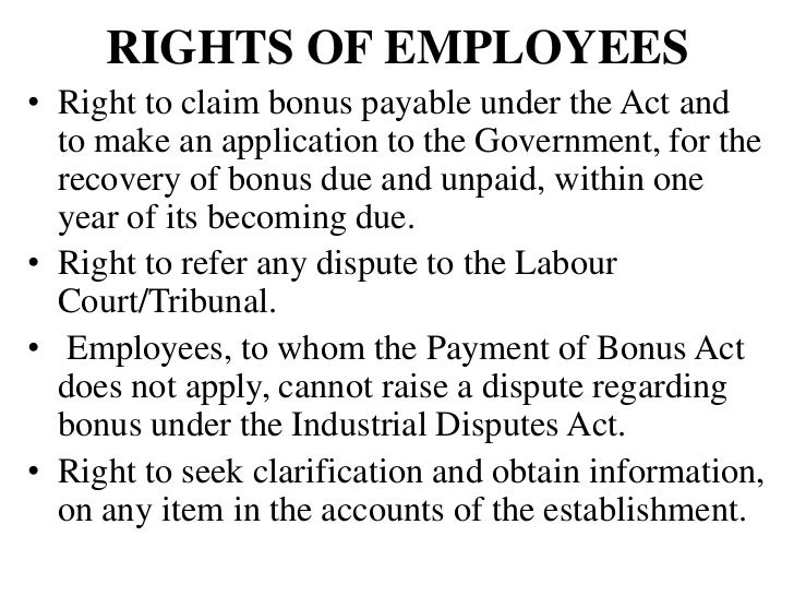 Ppt on payment of bonus act 1965