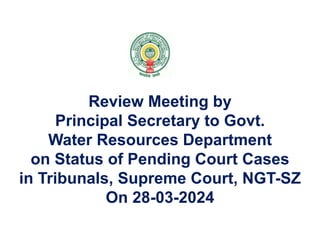 PPT on Pending Court Cases CE Minor Kurnool pptx PPT on Pending Court Cases CE Minor Kurnool pptx