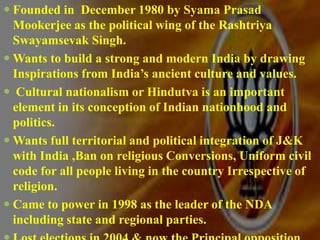PPT on Political Parties | PPTX