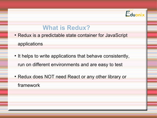 Getting started with React and Redux | PPT