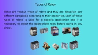 ppt on relay & relay types with specification.pdf