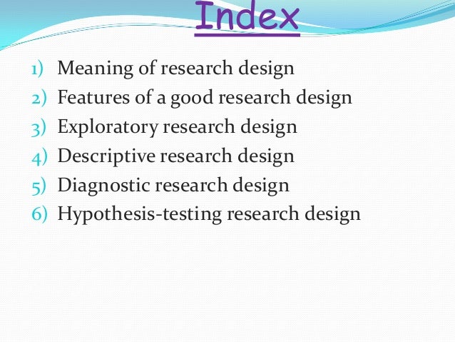 ppt on research design classification of research design ppt