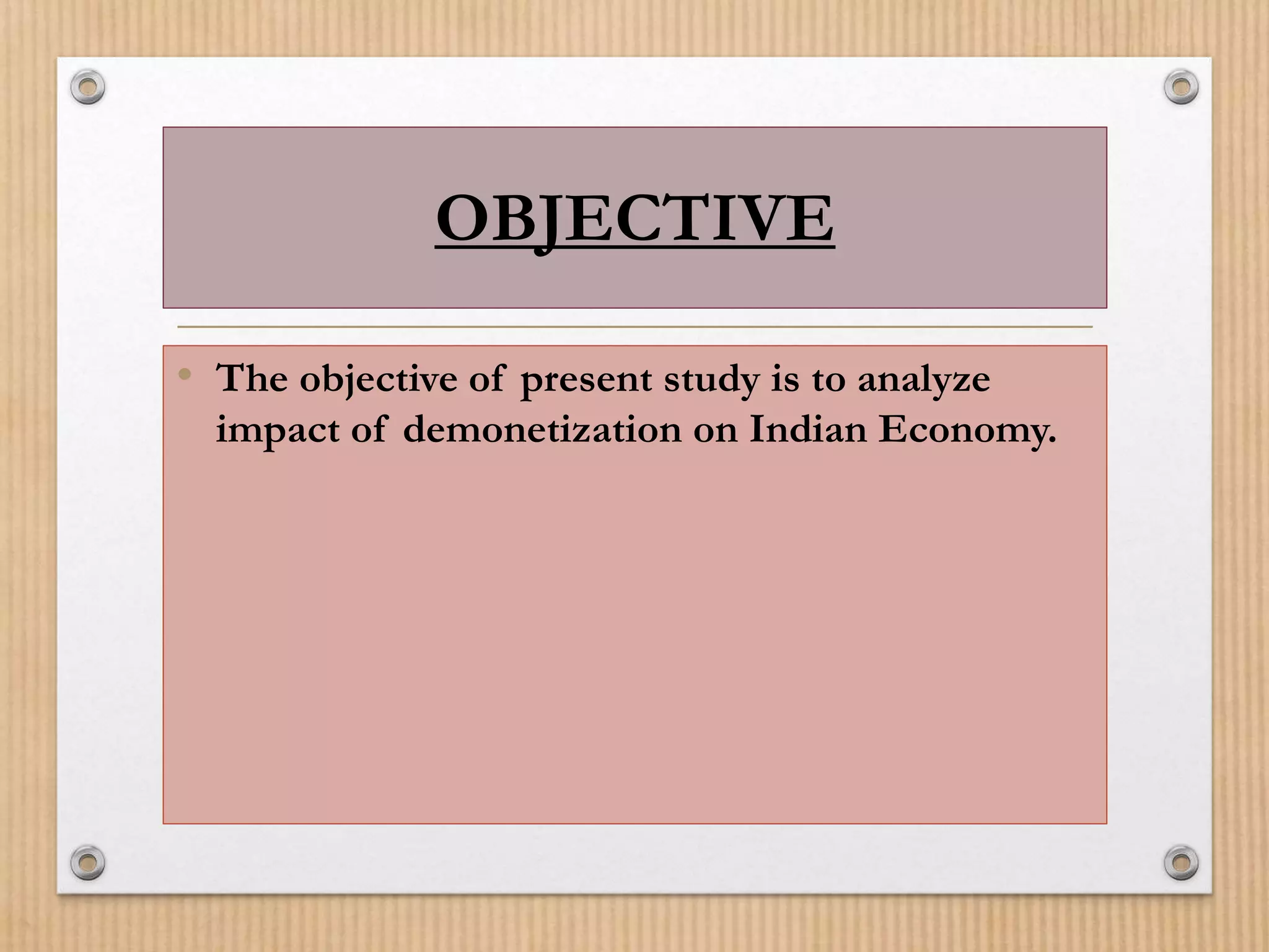 impact on demonetisation on indian economy | PPTX