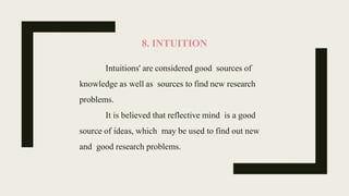 Ppt on research problem | PPTX