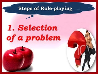 Steps of Role-playing



1. Selection
of a problem
 