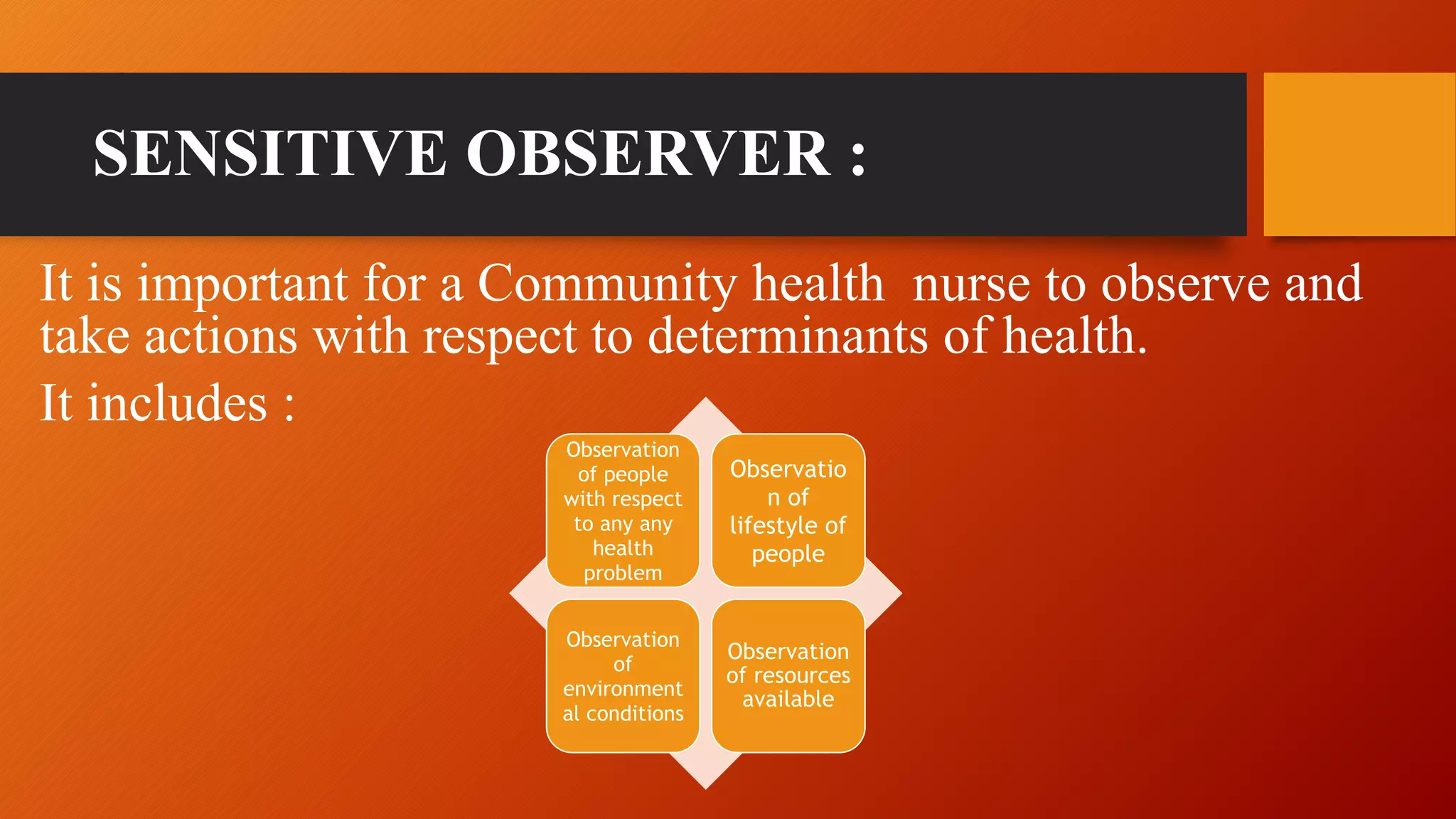 Ppt on roles and responsibilities of community health nurse | PPTX