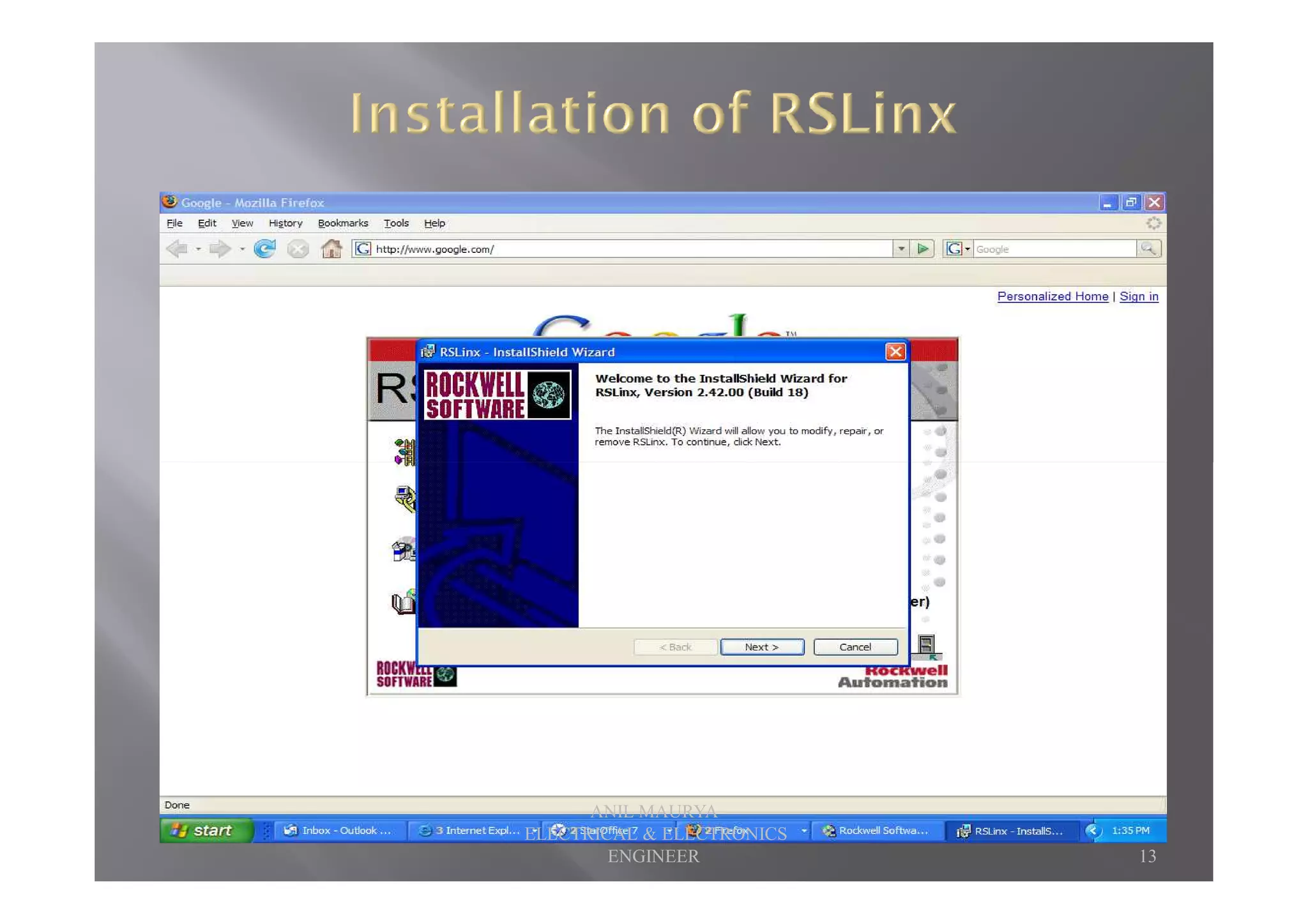 13
ANIL MAURYA
ELECTRICAL & ELECTRONICS
ENGINEER
 