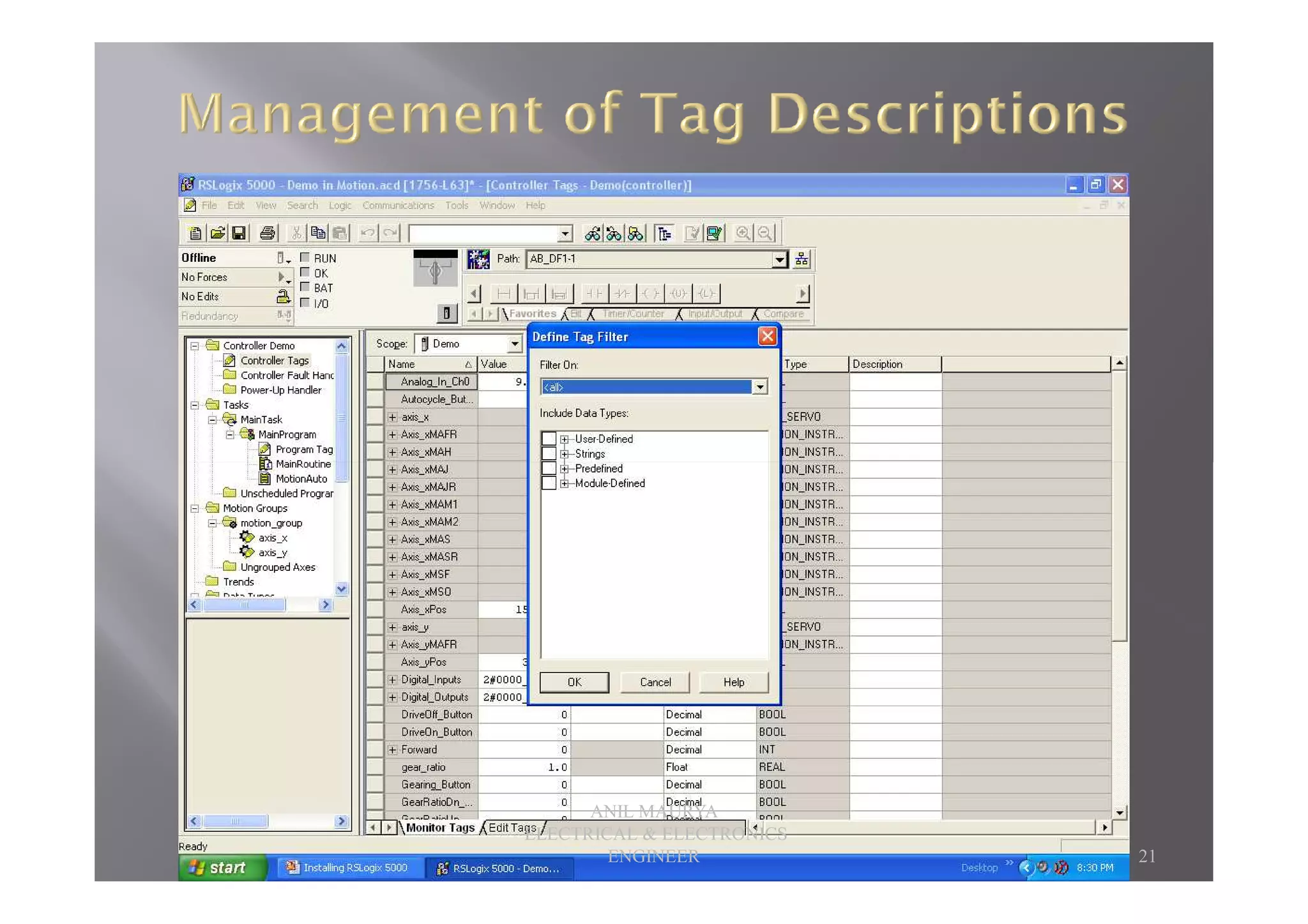 21
ANIL MAURYA
ELECTRICAL & ELECTRONICS
ENGINEER
 