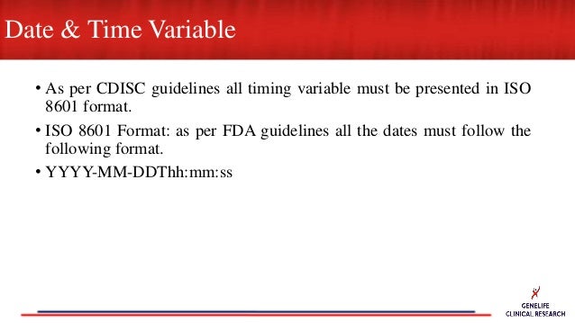 presentation on cdisc sdtm guidelines sdtm format