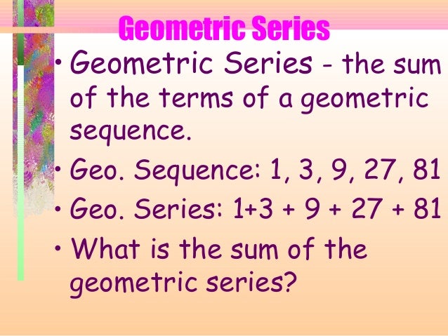 ppt on sequences and series by mukul sharma sequences and series