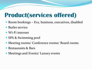 INTRODUCTION TO ITC HOTEL