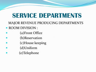 PriceThe prices are being charged according to facilities.The charges vary from Hotel to hotel.Pricing is the only mix which generates a turnover for the organization. 