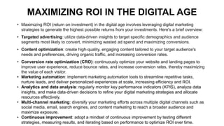 ppt on significance of digital marketing budgeting and controlling cost ...