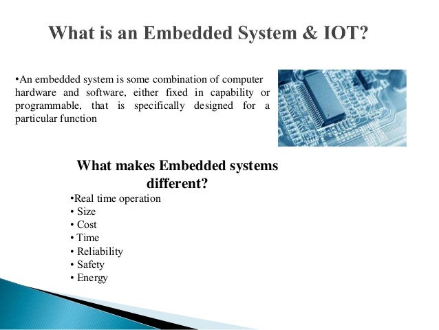Ppt on six month training on embedded system & IOT