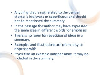 Superfloues Example Powerpoint on Summarization of a passage.pptx