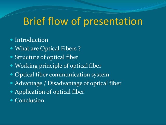 Ppt On Optical Fiber - 