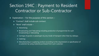 Ppt on tds | PPTX