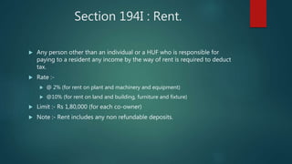 Ppt on tds | PPTX