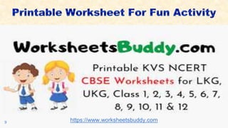 https://www.worksheetsbuddy.com
9
 