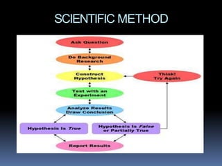 SCIENTIFIC METHOD
 