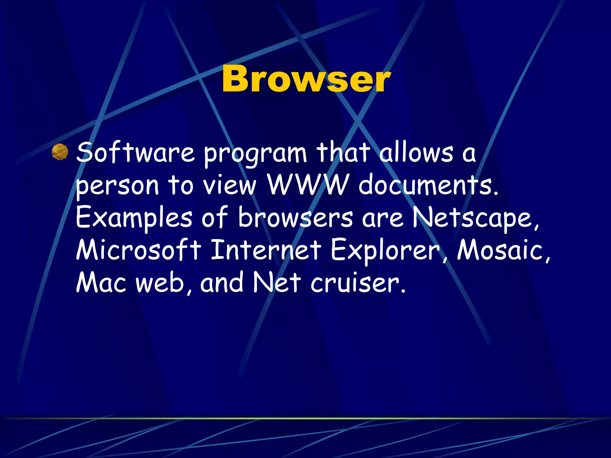 PPT on The Internet.ppt