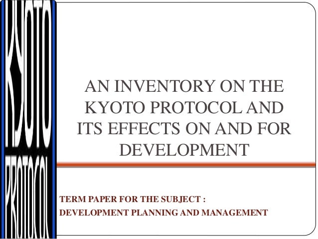 Kyoto protocol essay