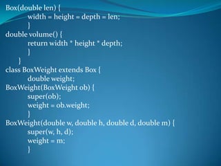 Ppt on this and super keyword | PPTX | Programming Languages | Computing
