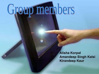 Ppt on touch screen | PPT