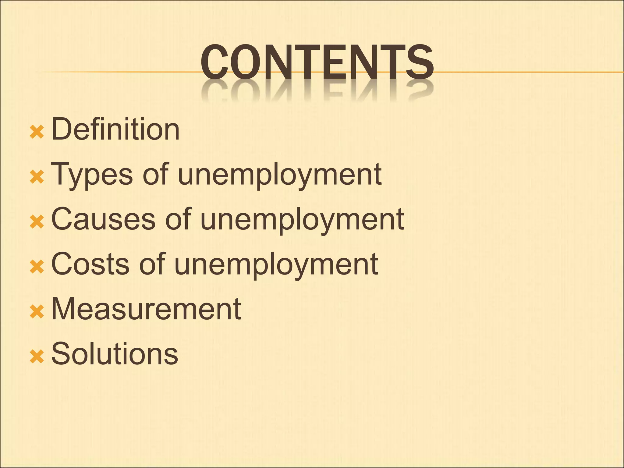 unemployment powerpoint presentation | PPT