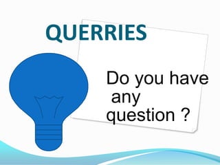 QUERRIES
    Do you have
    any
    question ?
 