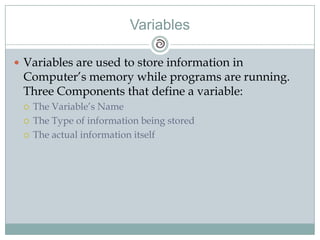 Ppt on visual basics | PDF