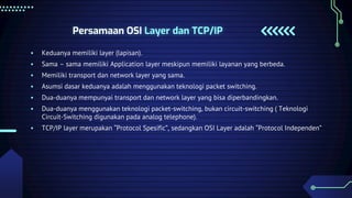 OSI Layer dan TCP/IP | PPT