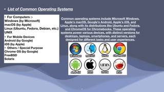 PRESENTATION OF OS #YOUNIS HYDER #pdf macbook | PDF
