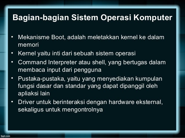 Sistem Operasi Komputer