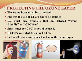 Ozone layer depletion | PPTX