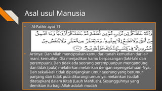 manusia dan alam semesta dalam pandangan Islam | PPTX