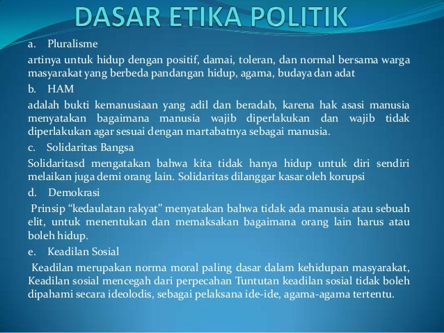 Ppt Pancasila Sebagai Etika Politik