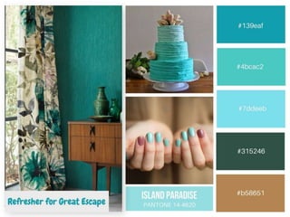 Enchanting Color Palettes Inspired By Pantone Spring 2017 Color Trends